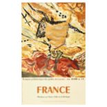 Travel Poster France Cave Prehistoric Paintings Lascaux