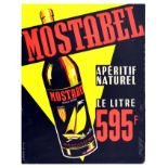 Advertising Poster Mostabel Aperitif Drink