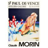 Advertising Poster Claude Morin St Paul de Vence Painting