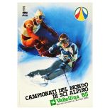 Sport Poster World Ski Championship Bormio S Caterina Italy
