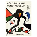 Advertising Poster Aalborg Joan Miro Surrealism Denmark