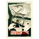 Advertising Poster Pludoctane Petrol Winter Snow