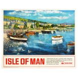 Travel Poster British Railways Isle Of Man Port St Mary