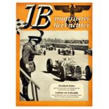 Propaganda Poster Illustrierter Beobachter Silver Arrows Tripoli Grand Prix