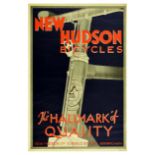 Advertising Poster New Hudson Bicycles