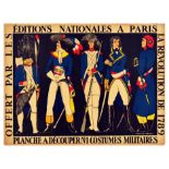 Advertising Poster Military Costumes French Revolution
