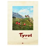 Travel Poster Tyrol Calvary Hill Arzl Innsbruck Austria