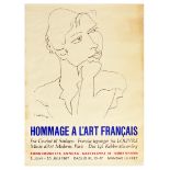 Advertising Poster Matisse French Art Hommage Courbet Soulage