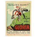 Advertising Poster Gloria Bicycle Brake