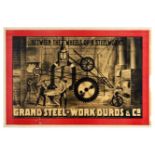 Advertising Poster Circus Duro Grand Grand Steel Works
