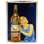 Advertising Poster Persan Export Anis Aperitif Liquor France