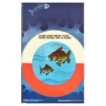 Propaganda Poster Nature Protection Environment Water Fish Pollution