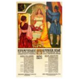 Travel Poster Kingdom of Belgium Anniversary Art Nouveau