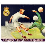 Sport Poster Football Real Madrid Santiago Barnabeu Stadium Spain