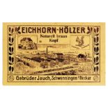 Advertising Poster Gebruder Jauch Eichhorn Holzer Matches