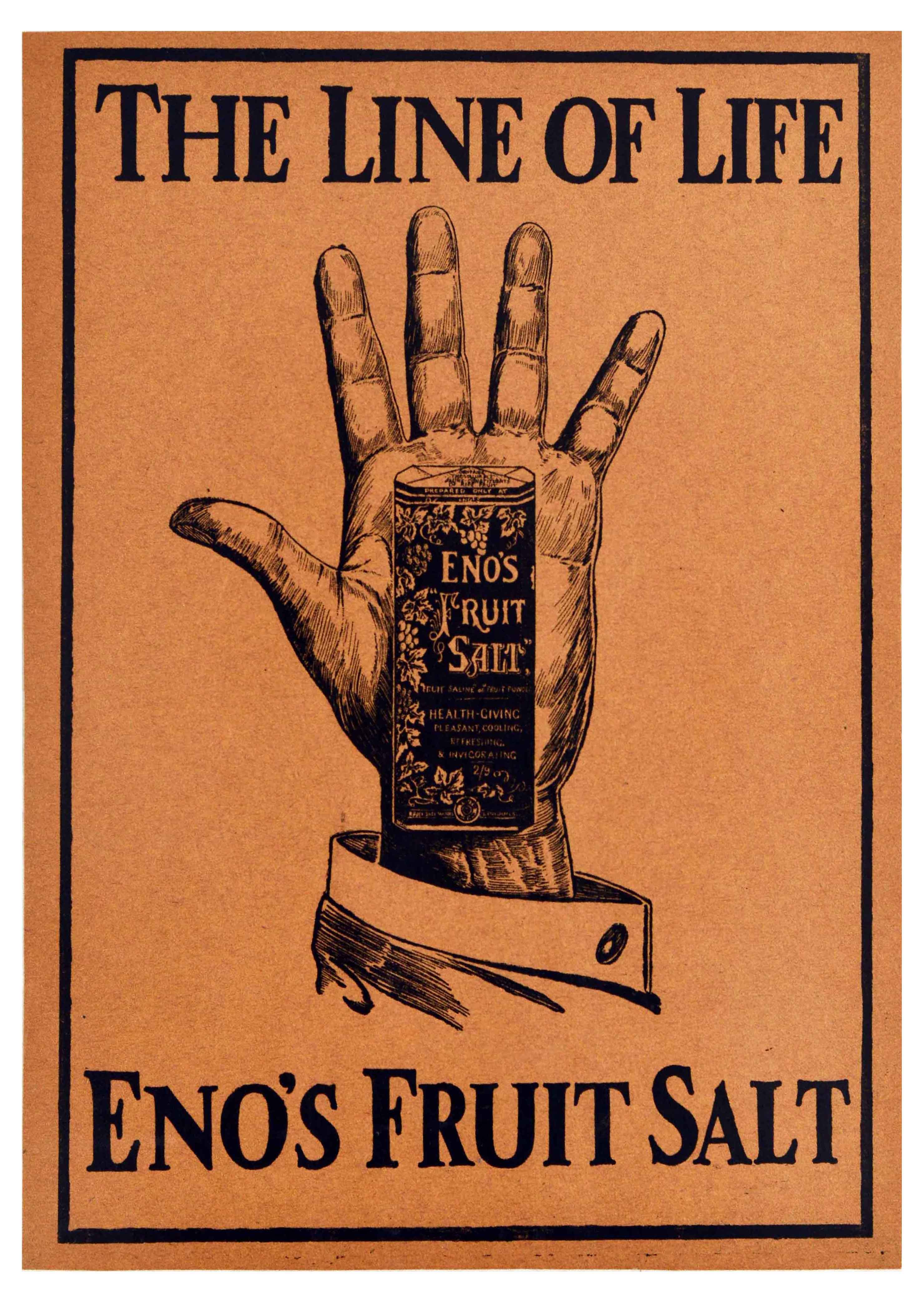 Advertising Poster Perfume Arabia Palmistry Enos Salt Shem el Nessim - Image 2 of 2