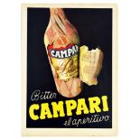 Advertising Poster Campari Fernet Bitter Alcohol Liquor Cocktail