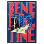 Advertising Poster Benedictine Liquor Mariscal Alcohol France