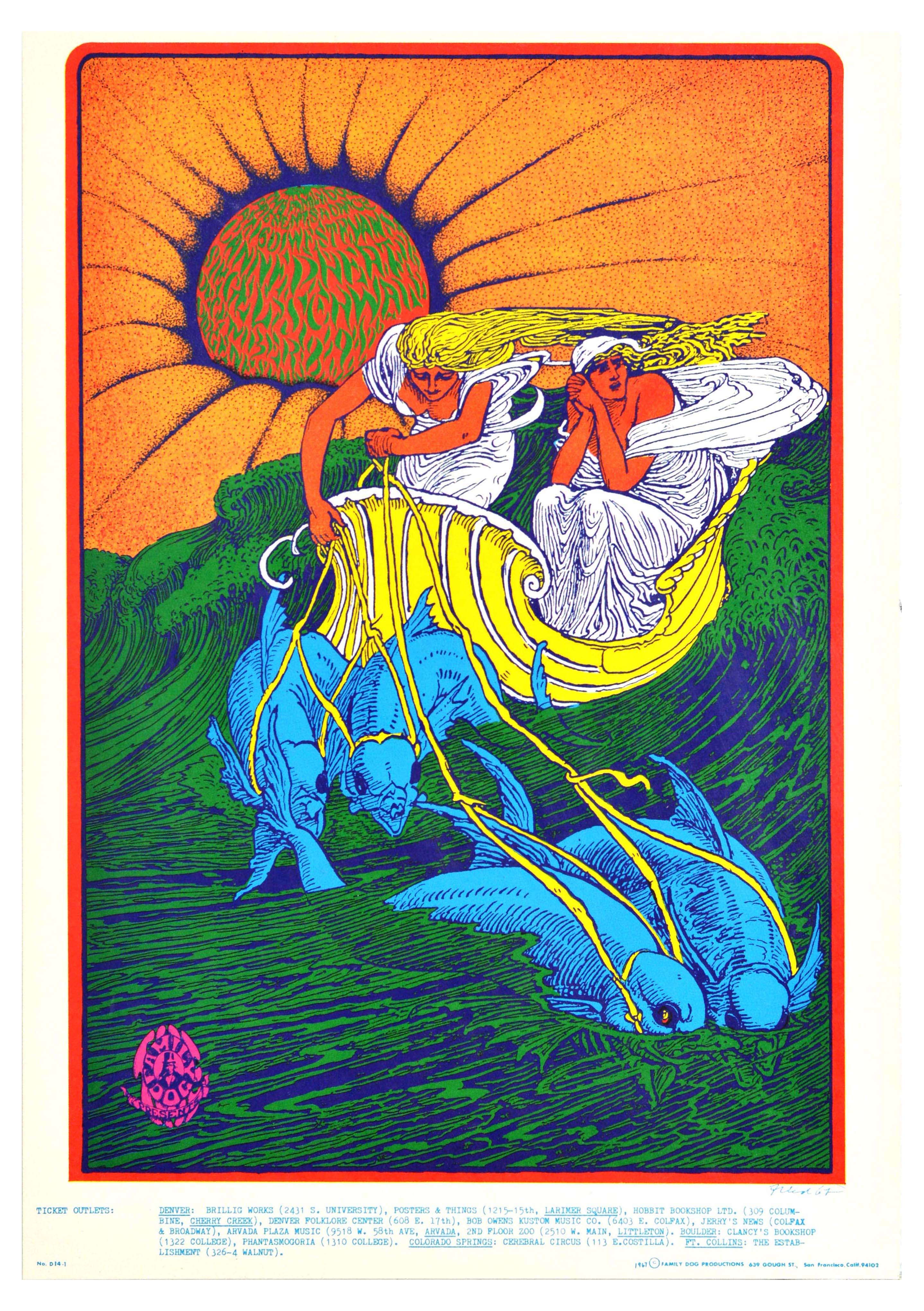 Rock Concert Poster Canned Heat Avalon Ballroom