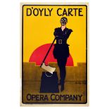 Advertising Poster DOyly Carte Opera Castle Executioner Axe Yeoman