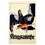 War Poster WWI War Bonds Austria Eagle Kriegsanleihe