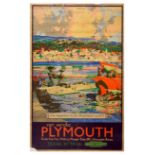Travel Poster British Railways Plymouth Mayflower
