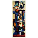 Advertising Poster Politiken Newspaper Andersen Cubism Abstract