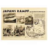 War Poster Japan WWII East Asia Struggle