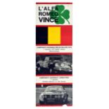 Sport Poster Alfa Romeo Spider Veloce Rally Racing Car