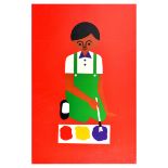 Advertising Poster Creative Playthings Fredun Shapur Painting