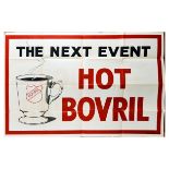 Advertising Poster Bovril Beef Hot Drink Next Event