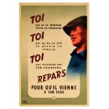 War Poster German War Industries France WWII Recruit ORAFF
