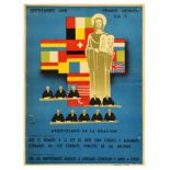 Propaganda Poster Apostleship Prayer Jesus Religion Spain