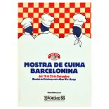 Advertising Poster Cooking Festival Chef Barcelona Spain Mostra de Cuina