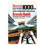 Sport Poster BA Brands Hatch Car Race Championship 1973