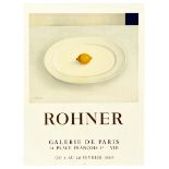 Advertising Poster Rohner Lemon Art Exhibition Paris