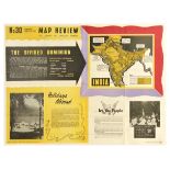 Propaganda Poster Map Review 30 Universities of Great Britain India Holidays Racism