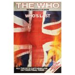 Advertising Poster The Who Who Is Last Rock Band Music