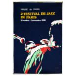 Advertising Poster Jazz Festival Paris France