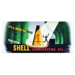 Advertising Poster Shell Lubricating Oils Art Deco McKnight Kauffer