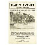 Advertising Poster Timely Events Water Skiing Florida USA