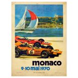 Sport Poster Formula One Monaco Grand Prix 1970 Turner