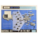Propaganda Poster Map Review 66 Marshall Aid WW2