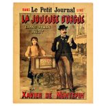 Advertising Poster Petit Journal Organ Player Xavier De Montepin