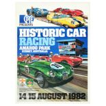 Sport Poster Historic Car Racing Vintage Sydney Australia