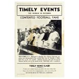 Advertising Poster Timely Events Syracuse University Football Fans