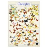 Advertising Poster Butterflies Farfalle Papillons Mariposas Schmetterlinge