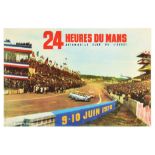 Sport Poster 24 Hours Le Mans Car Racing 1973