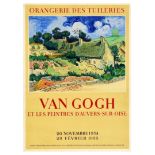 Advertising Poster Van Gogh Auvers Sur Oise Art Exhibition Village