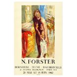 Advertising Poster Forster Bernheim Jeune Art Exhibition